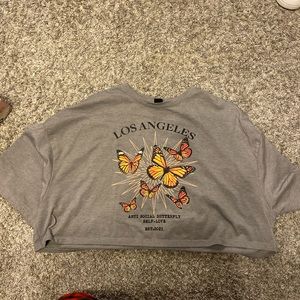 Los Angeles crop top size XL